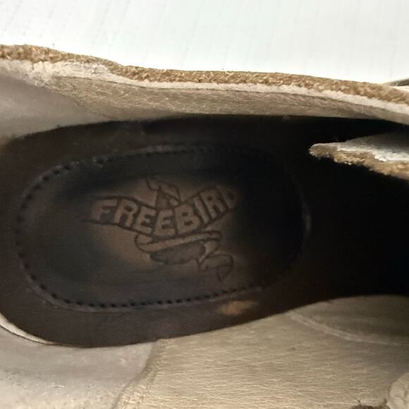 Freebird by Steven Sadie Distressed Ice Gray Ankle Boot Women's Size 8 - Picture 6 of 11